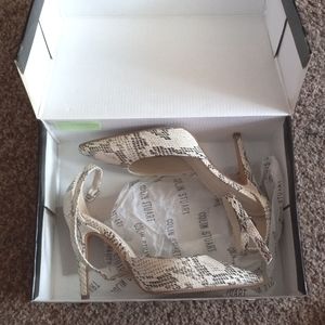 Colin Stuart Snakeskin Heels